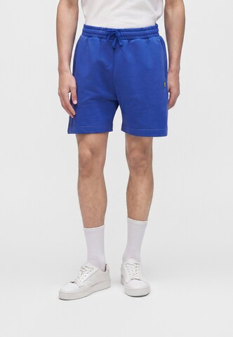 Lyle & Scott Loosefit Broek in Blauw: voorkant