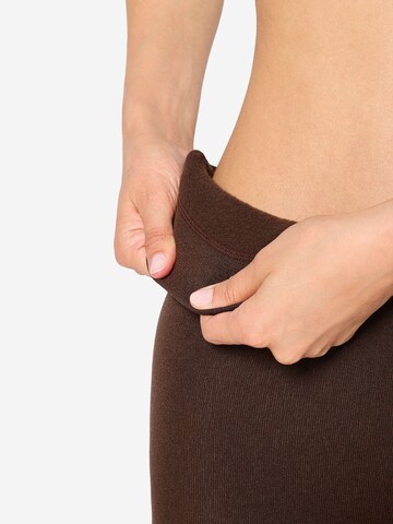 Nur Die - Skinny Leggings ' Wohlig Warm 100 DEN ' en marrón