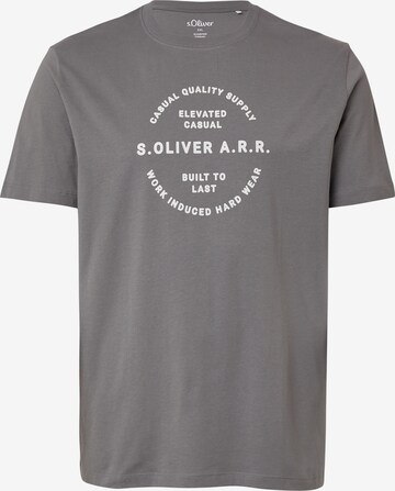 s.Oliver Shirt in Grijs: voorkant