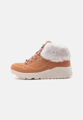 SKECHERS Сноубутсы 'UNO' в Коричневый: спереди