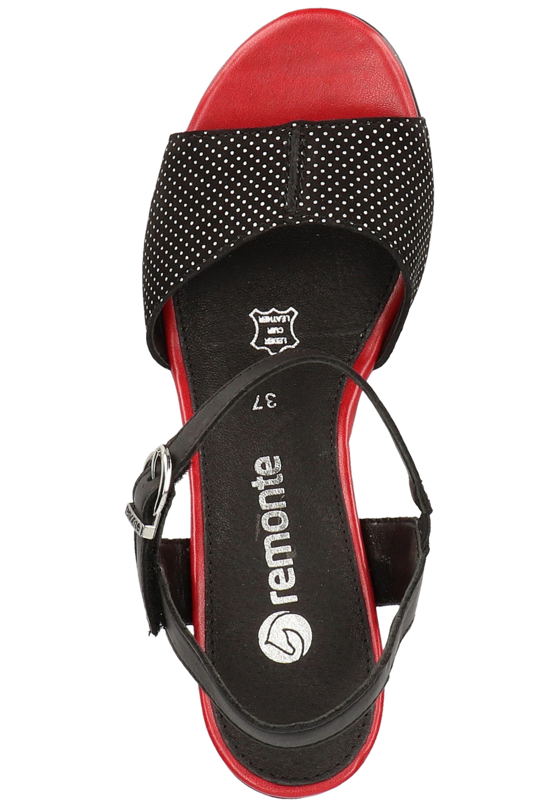 REMONTE Strap Sandals in Black