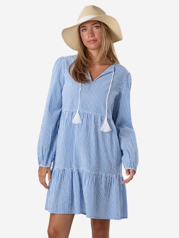 Seaside Summer dress 'Marina' in Blue: front