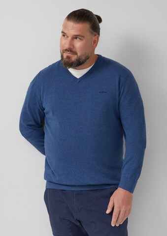 s.Oliver Trui in Blauw: voorkant