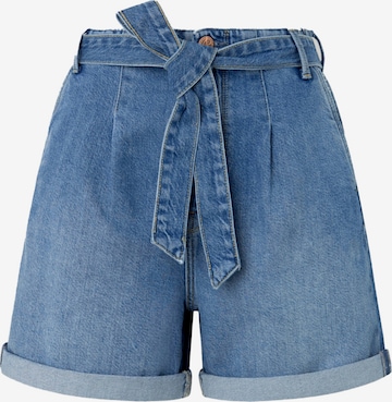 Pepe Jeans Loosefit Bundfaltenjeans in Blau: predná strana