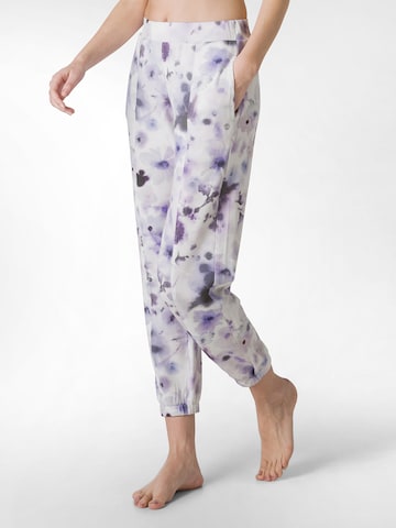 DEHA Tapered Sports trousers in Purple: front