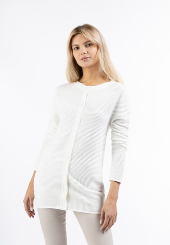 Cardigan usha WHITE LABEL en blanc : devant