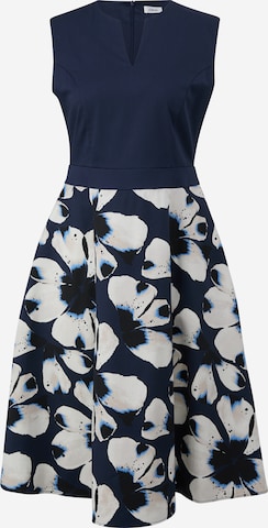 s.Oliver BLACK LABEL Jurk in Blauw: voorkant