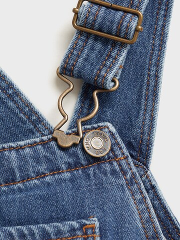 MANGO KIDS Tapered Latzjeans 'LUCASF' in Blau