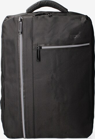 Zaino 'Zaino Unisex Nylon 100% con Zip e Tasche Multifunzionali - B Cavalli' di B. Cavalli in nero: frontale
