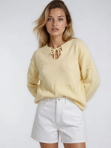 MixRay - Pullover 'Pullover' em amarelo