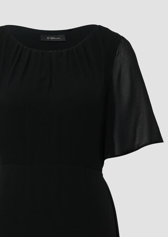 s.Oliver BLACK LABEL Kleid in Schwarz
