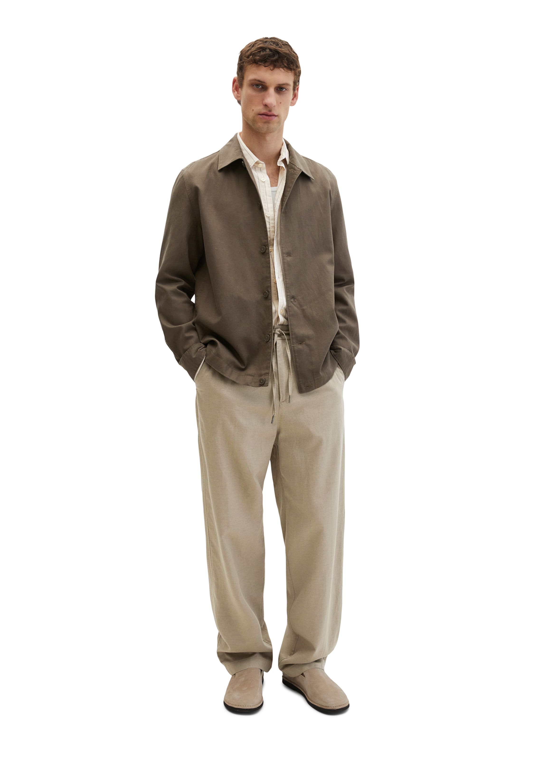Marc O'Polo Regular fit Button Up Shirt in Green
