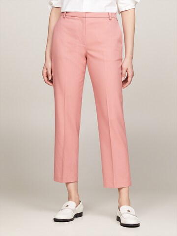 TOMMY HILFIGER Slim fit Trousers in Pink: front