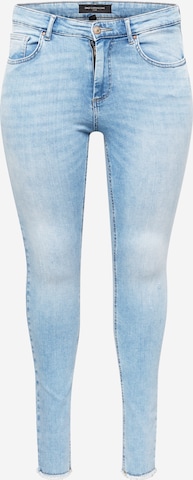 ONLY Carmakoma Skinny Jeans 'Willy' i blå: forside