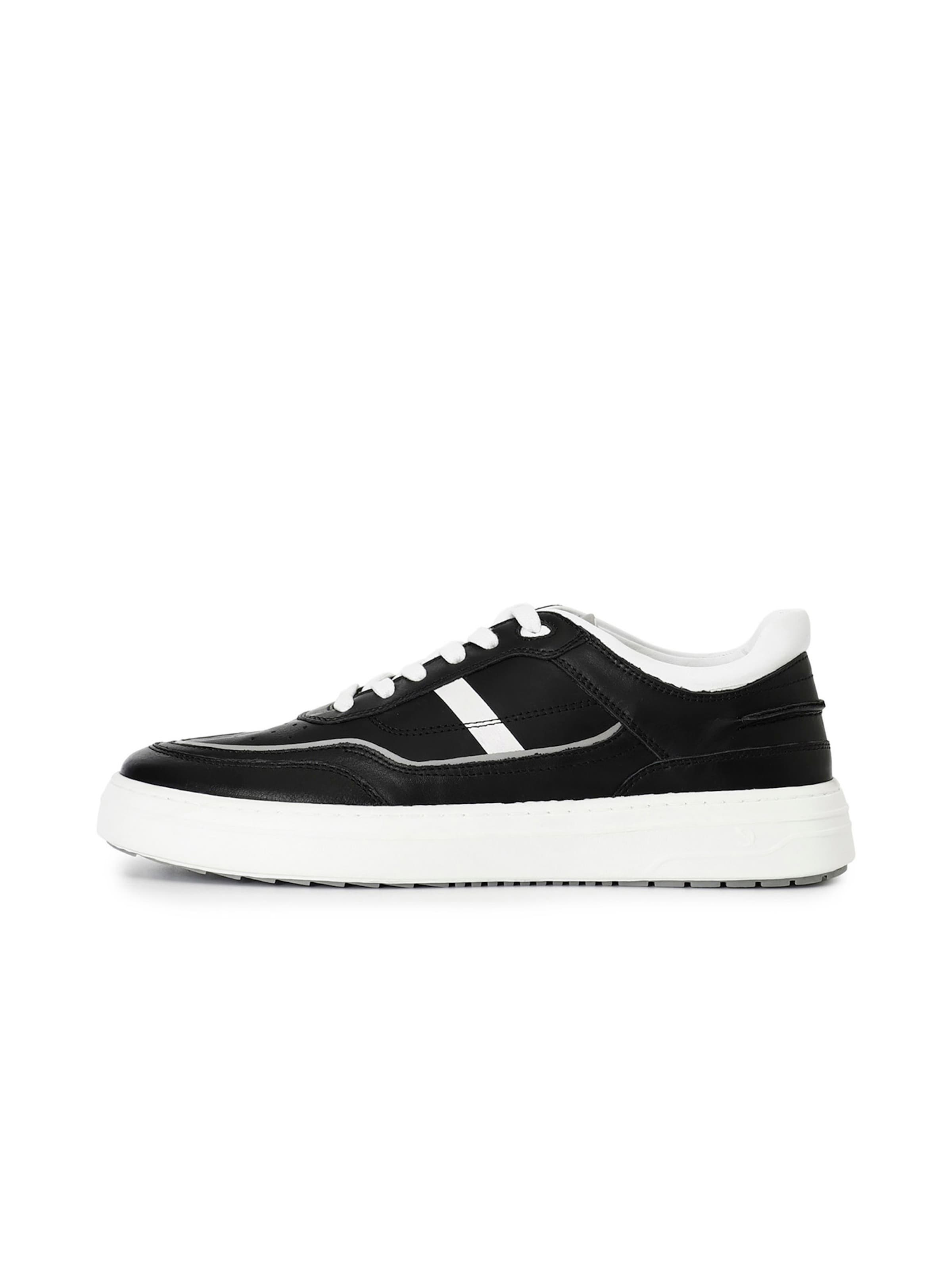 CAFè NOIR Sneakers laag in Zwart: voorkant