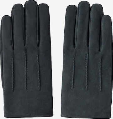 Hackett London Vingerhandschoenen in Blauw: voorkant