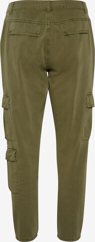 CULTURESlimfit Cargo hlače 'Jacky' - zelena boja