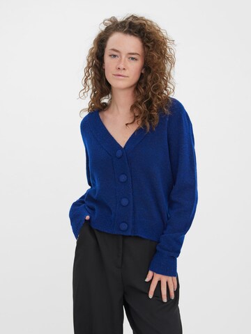 Cardigan 'VIGGA' VERO MODA en bleu : devant