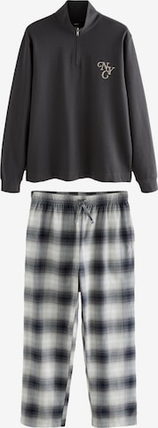 NextDuga pidžama - siva boja: prednji dio