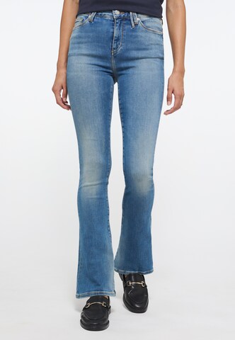 MUSTANG Flared Jeans 'June' in Blue: front