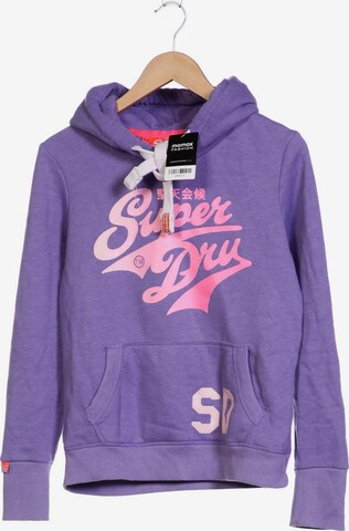 Superdry Kapuzenpullover M in Lila: predná strana