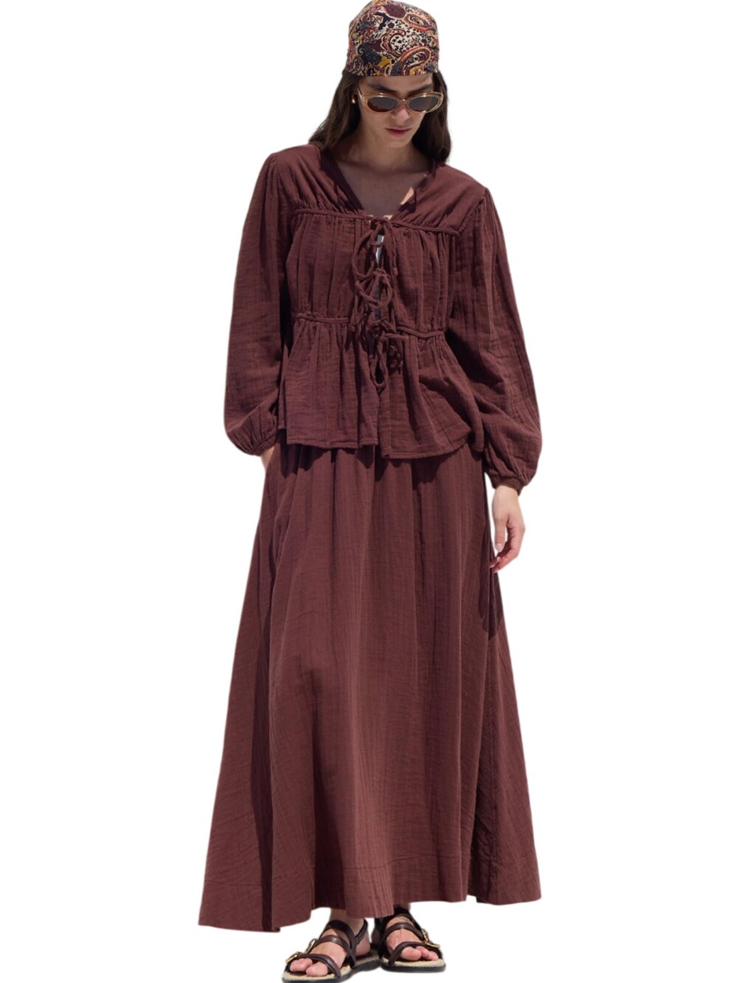 MANUKA Blouse in Red