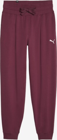 PUMA Tapered Workout Pants 'Her' in Purple: front