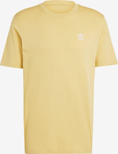 ADIDAS ORIGINALS T-Shirt 'Trefoil Essentials' in hellgelb / weiß, Produktansicht
