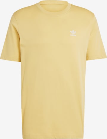 ADIDAS ORIGINALS Shirt 'Trefoil Essentials' in Yellow: front