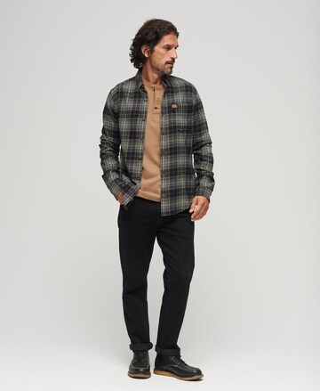 Superdry Comfort fit Overhemd in Zwart