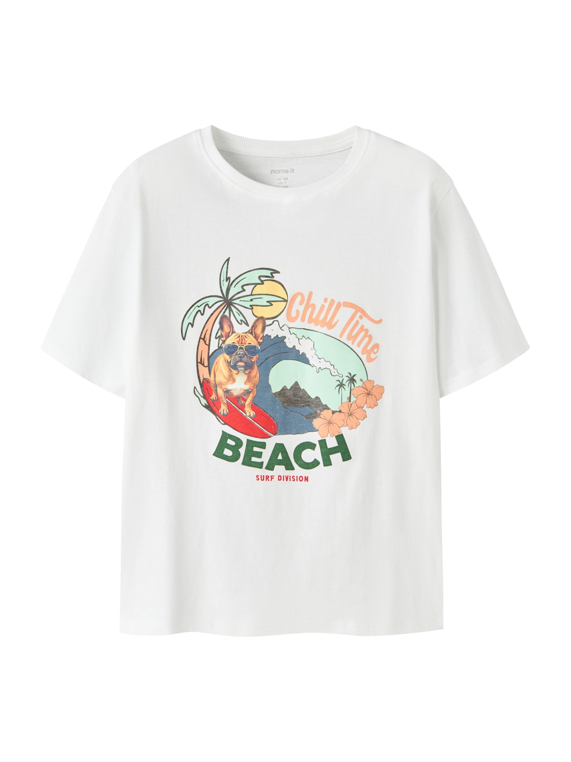 NAME IT - Camiseta 'NKMJOWI' en blanco: frente