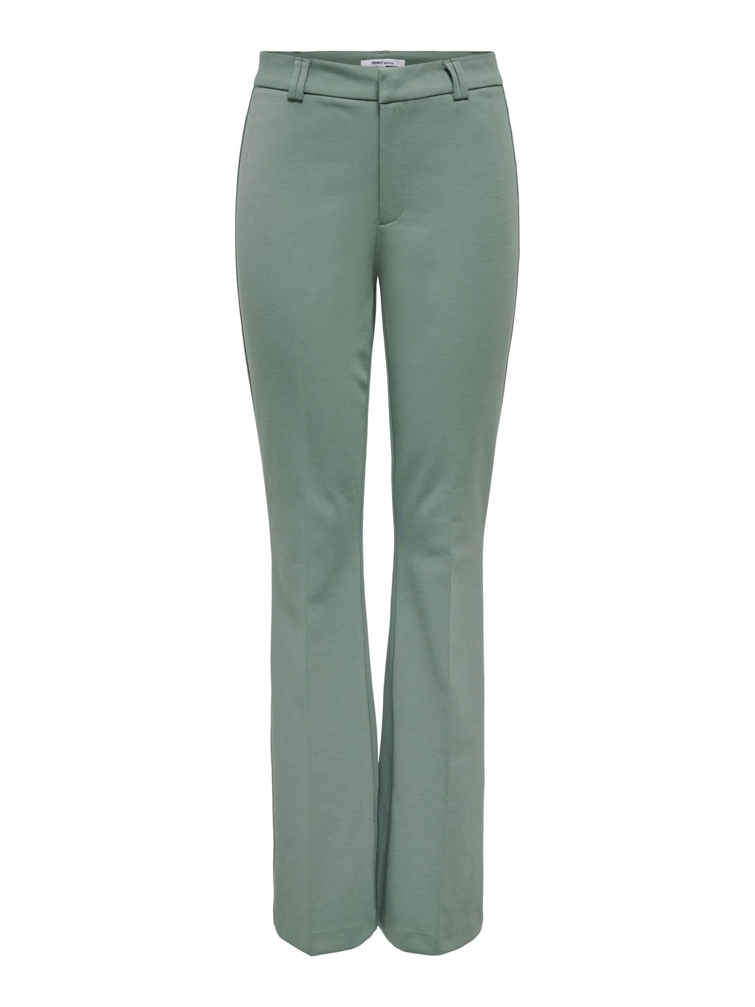 ONLY Pantalon 'ONLPeach' en vert pastel, Vue avec produit