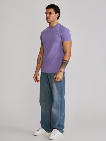 SikSilk Shirt 'Essential' in Purple