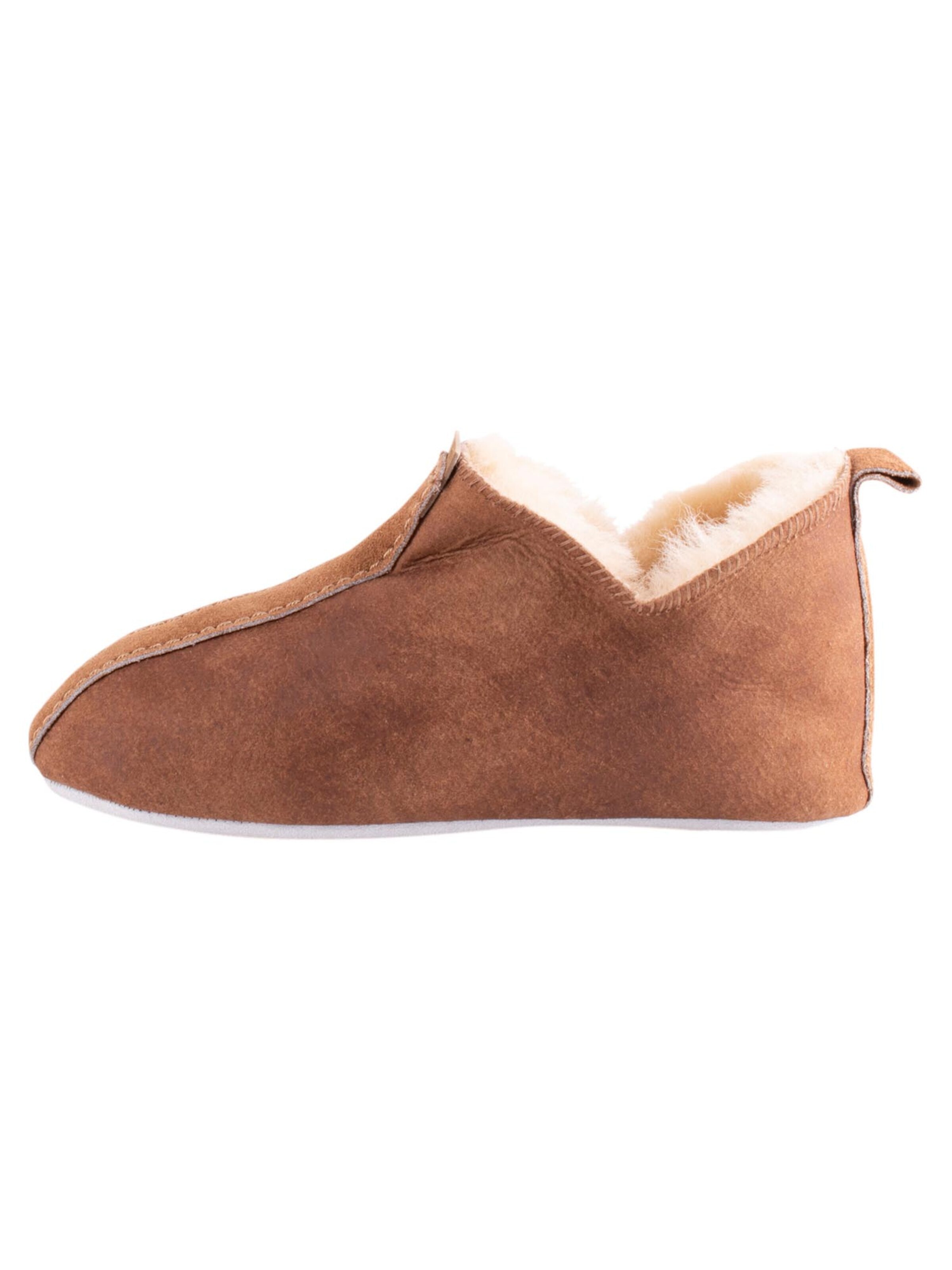 SHEPHERD Pantolette 'Henrik'‌‌‌‌‌‌‌ in Braun: Vorderseite