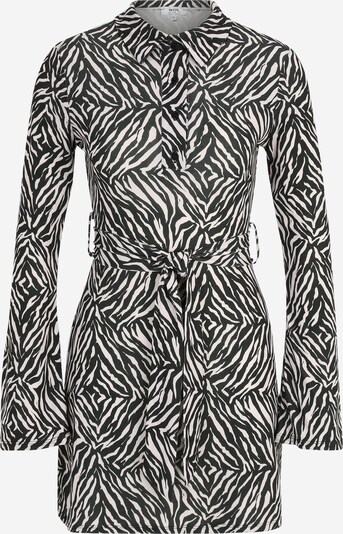Dorothy Perkins Petite Dolga srajca | črna / off-bela barva, Prikaz izdelka