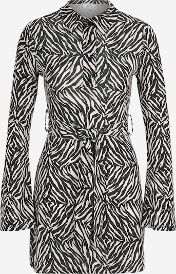 Dorothy Perkins Petite Dolga srajca | črna / off-bela barva, Prikaz izdelka