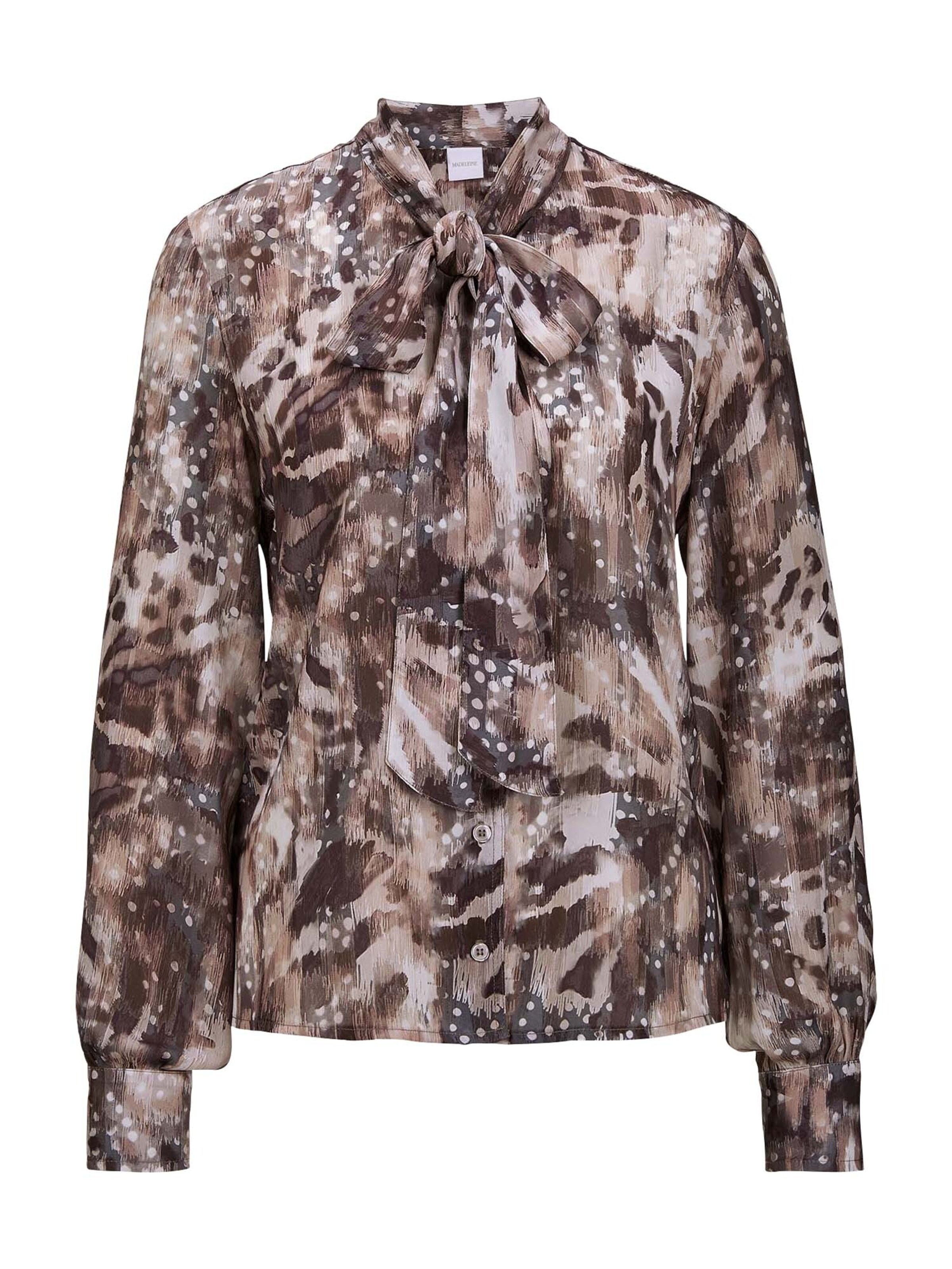 MADELEINE Blouse in Bruin: voorkant