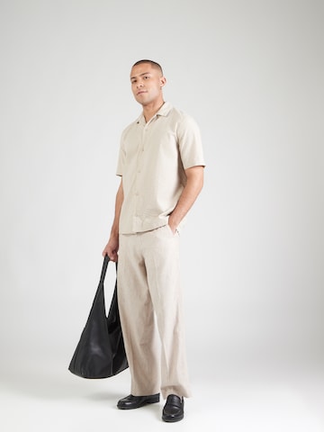 QS Comfort Fit Риза в сиво