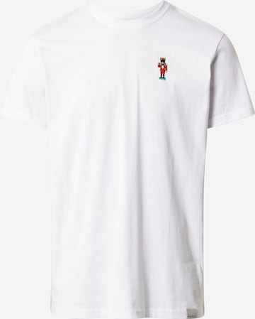 Iriedaily T-Shirt 'Nutcrax' in Weiß: predná strana