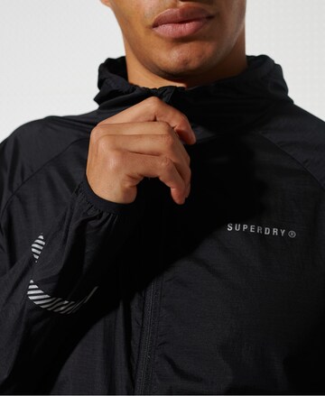 Superdry Kurtka sportowa w kolorze czarny