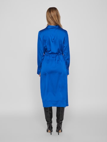 VILA - Vestido camisero en azul