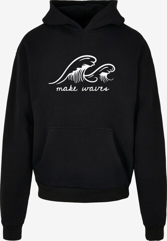 Sweat-shirt 'Summer - Make waves' Merchcode en noir : devant