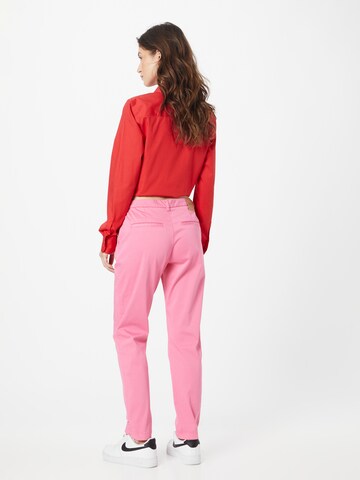 BOSS BlackSlimfit Chino hlače 'Tachini2-D' - roza boja