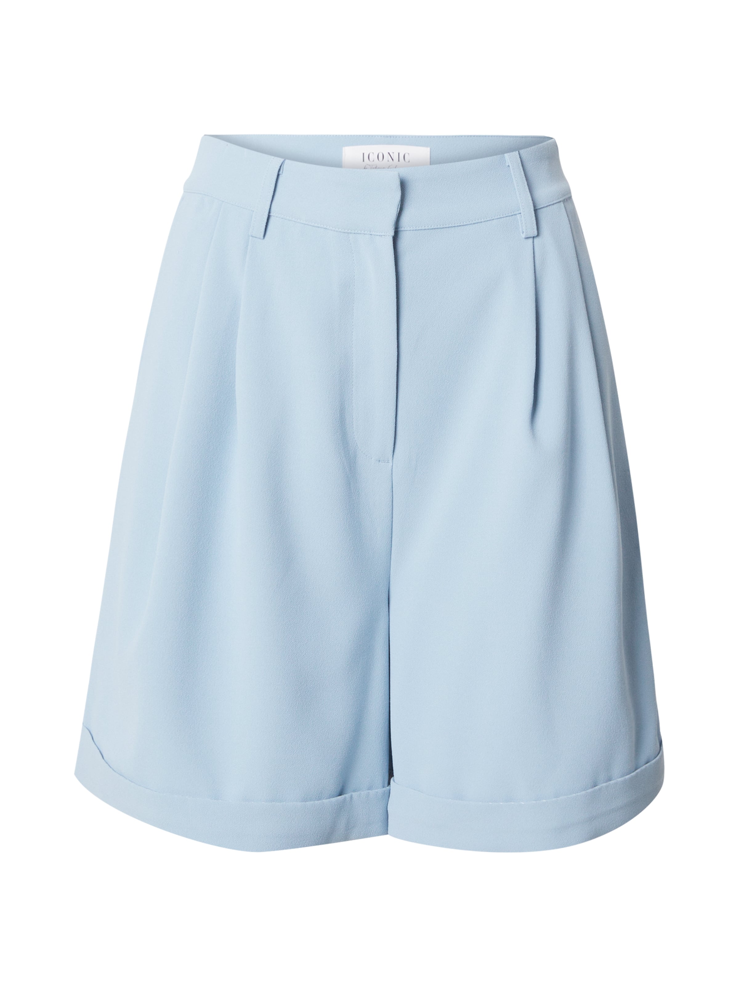 ABOUT YOU x Iconic by Tatiana Kucharova Voľný strih Plisované nohavice - Modrá: predná strana