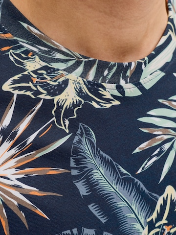 JACK & JONES Bluser & t-shirts 'JJHONOLULU' i blå