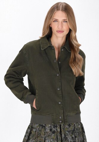 Veste mi-saison DreiMaster Vintage en vert : devant