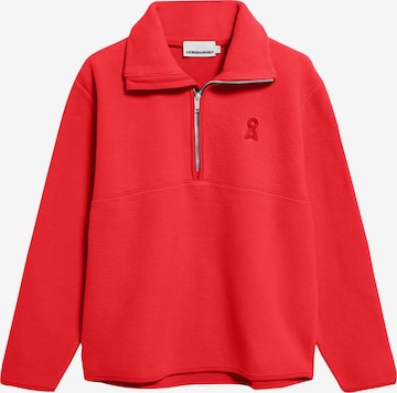 Sweat-shirt ARMEDANGELS en rouge : devant