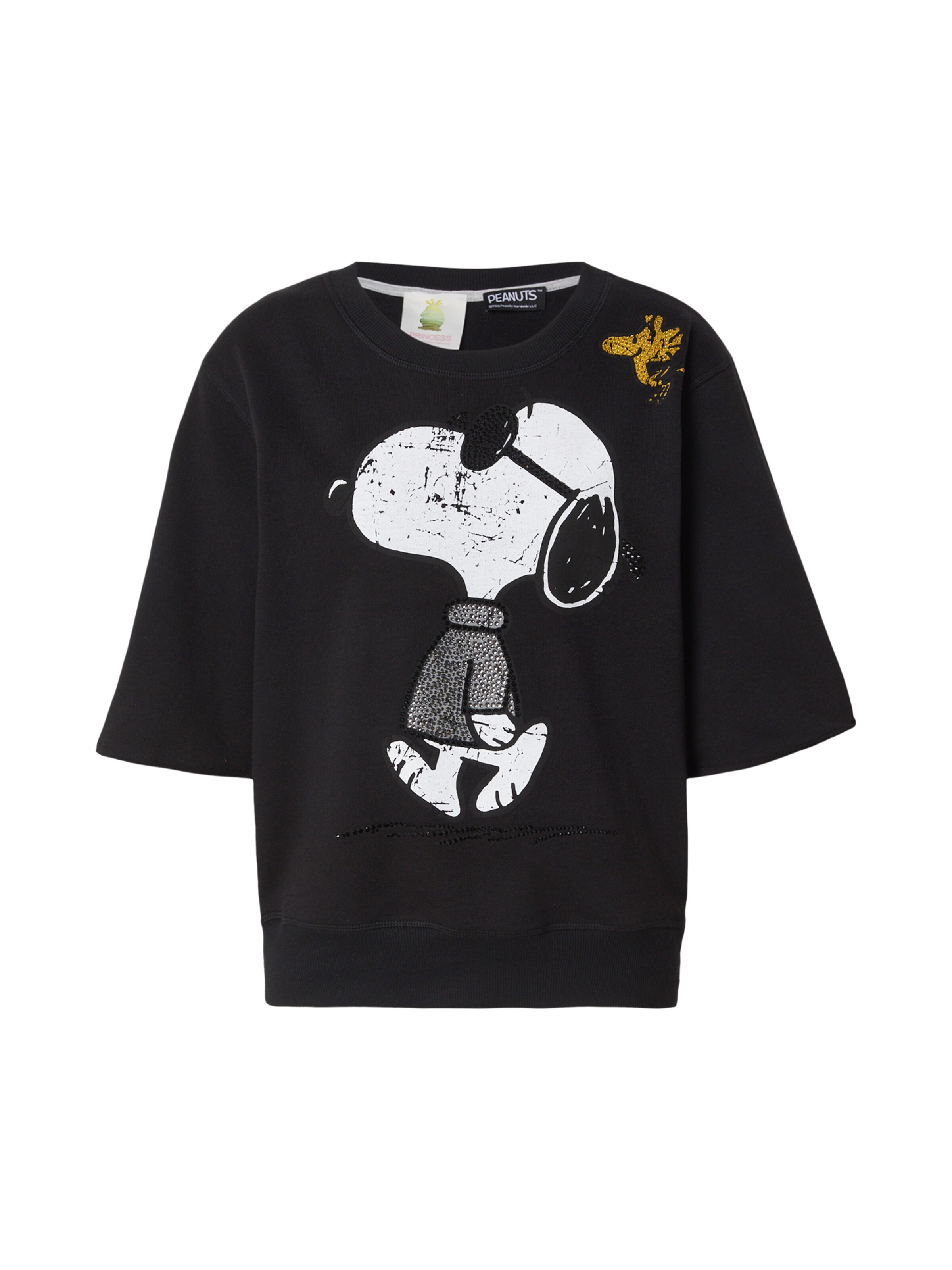 PRINCESS GOES HOLLYWOOD Sweatshirt i XS i stone / sort / hvid, Produktvisning
