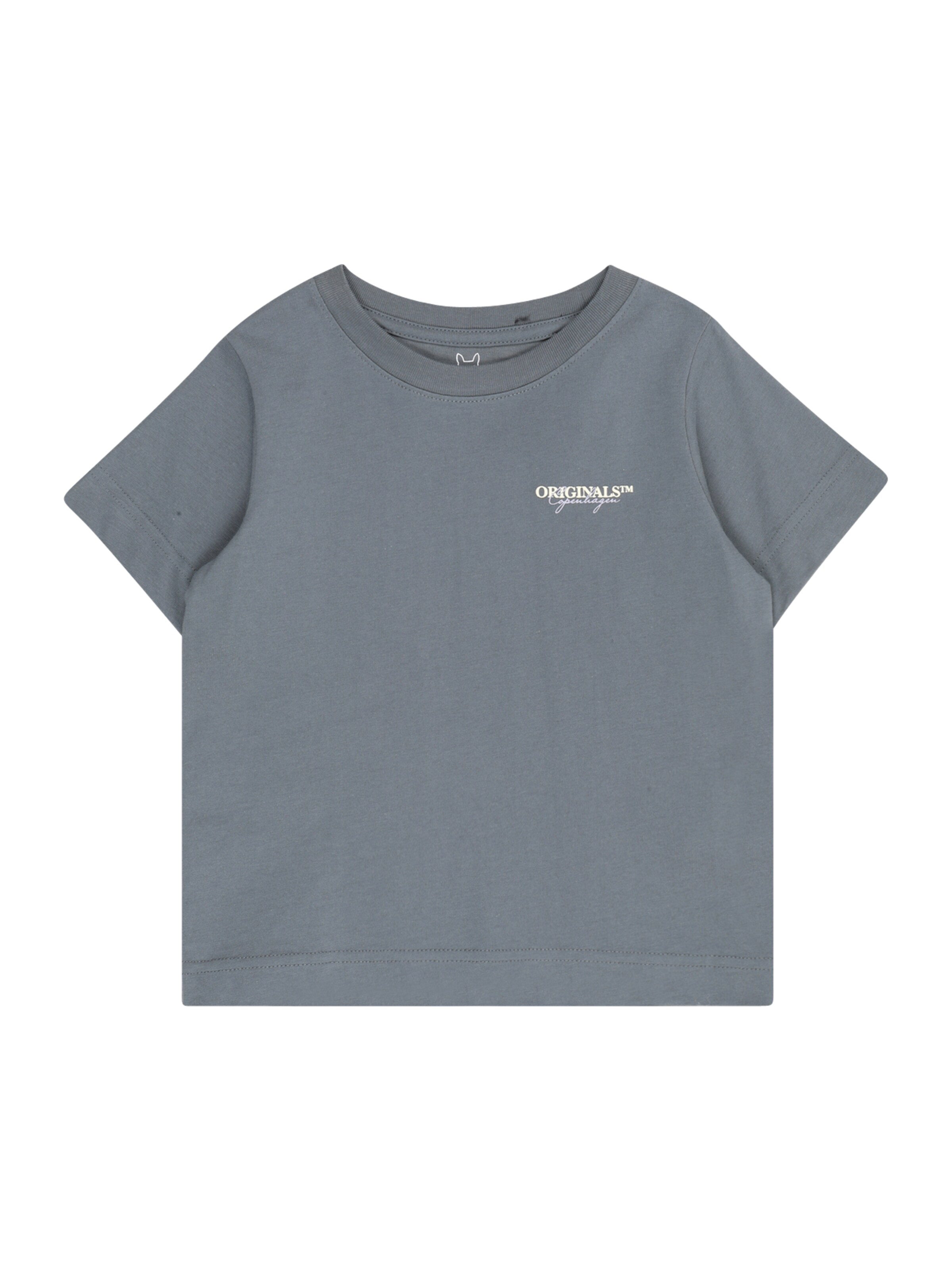 Tricou 'JORIslington' de la JACK & JONES MINI pe albastru: față