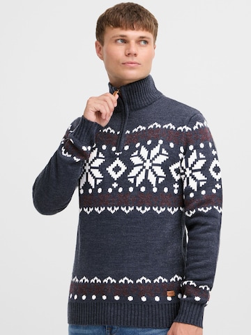 !Solid Pullover 'Norwin' in Blau